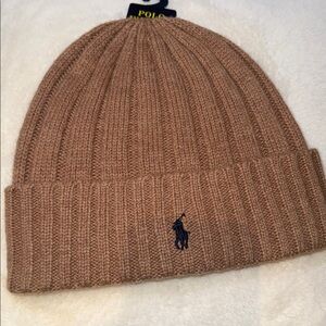 Polo Ralph Lauren Men`s Signature Merino Cuffed Beanie